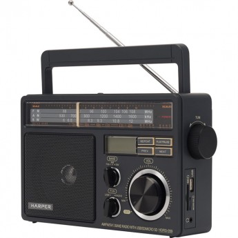 Портативный радиоприемник HARPER HDRS-099 black